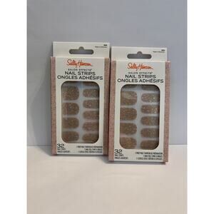 NEW 2X Lot Sally Hansen Salon Effects Nail Strips In MAKE IT SHIMMER 1010
